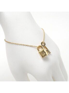 Loewe Bracelet Anagram Padlock Key Motif Chain